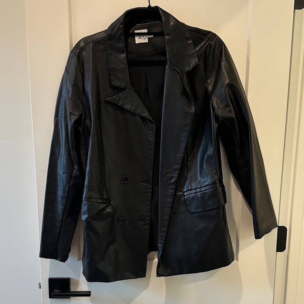 Princess Polly Leather Jacket/blazer